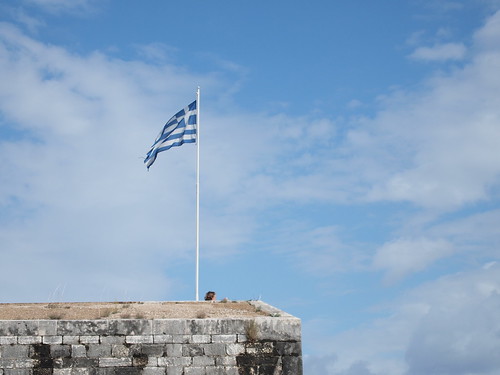 Greece Flag in New Fortress